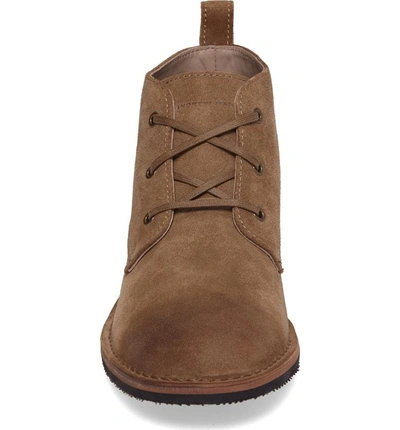 Shop Andrew Marc Dorchester Chukka Boot In Tobacco/ Black/ Deep Natural