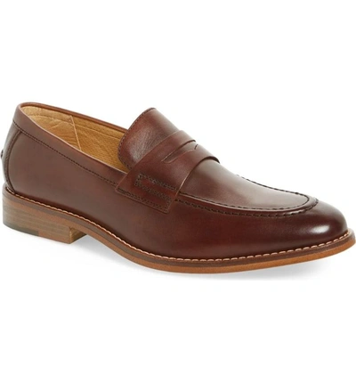Shop G.h. Bass & Co. 'conner' Penny Loafer In British Tan Leather