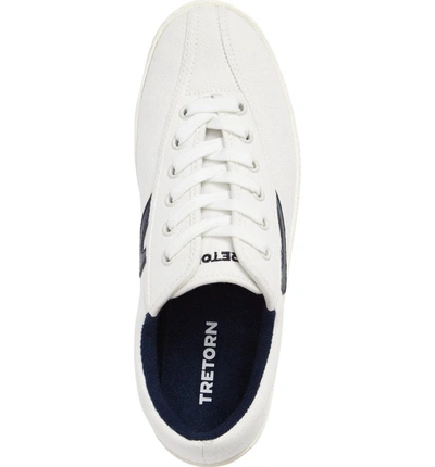 Shop Tretorn Nylite Plus Sneaker In White/ White/ Night Canvas