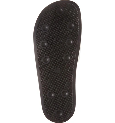 Shop Y-3 Adilette Slide Sandal In White/ Black