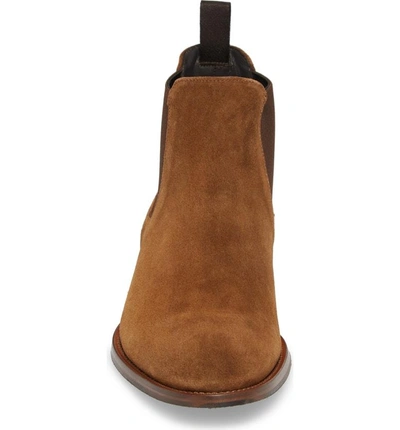 Shop To Boot New York Shelby Mid Chelsea Boot In Brown Leather