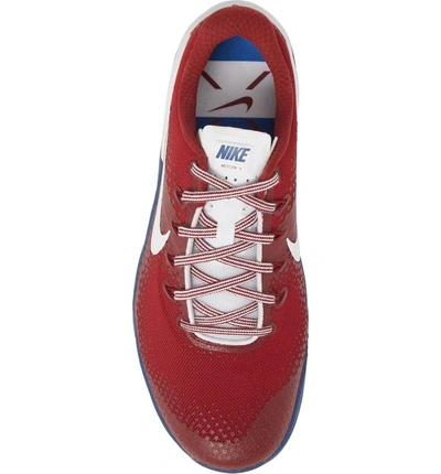 Shop Nike Metcon 4 Americana Training Shoe In Team Red/ White/ Gym Blue