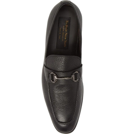 Shop To Boot New York Brussels Bit Loafer In Black Leather