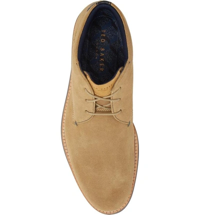 Shop Ted Baker Daiinos Chukka Boot In Sand Suede