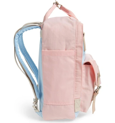 Shop Doughnut Macaroon Colorblock Backpack - Blue In Iceberg/ Sakura