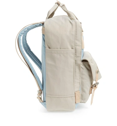 Shop Doughnut Macaroon Colorblock Backpack - Blue In Light Blue/ Ivory
