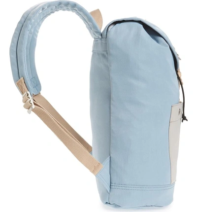 Shop Doughnut Montana Water Repellent Backpack - Blue In Light Blue/ Ivory
