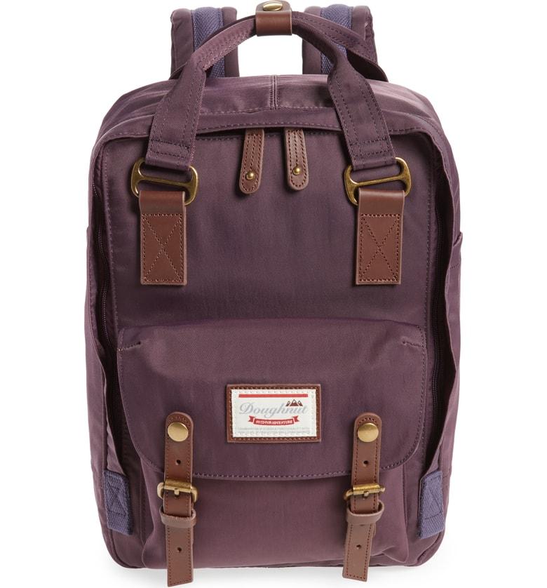 doughnut macaroon water resistant backpack