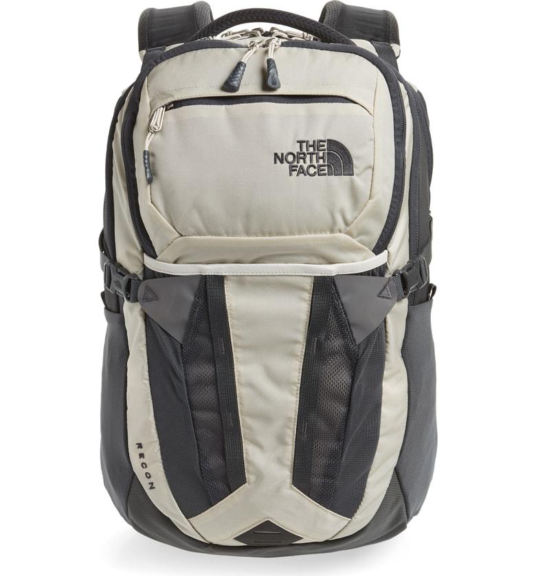 north face backpack beige