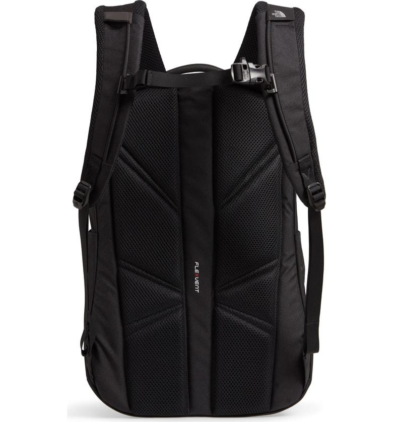 The North Face Jester Backpack Black In Tnf Black Textured Camo Print