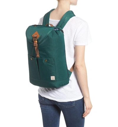 Shop Doughnut Montana Water Repellent Backpack - Green In Seaweed