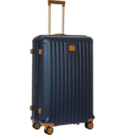 Shop Bric's Capri 32-inch Spinner Suitcase In Matte Blue