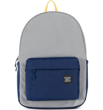 Shop Herschel Supply Co Rundle Trail Backpack - Grey In Quarry/ Blueprint