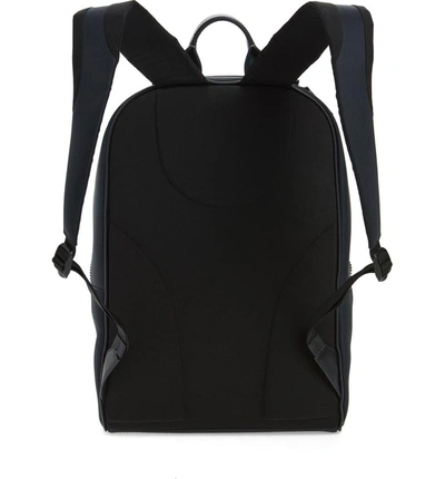 Shop Troubadour Nylon Backpack In Navy Nylon/ Navy Leather