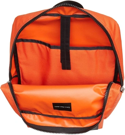 Shop Calvin Klein Slim Square Backpack - Orange