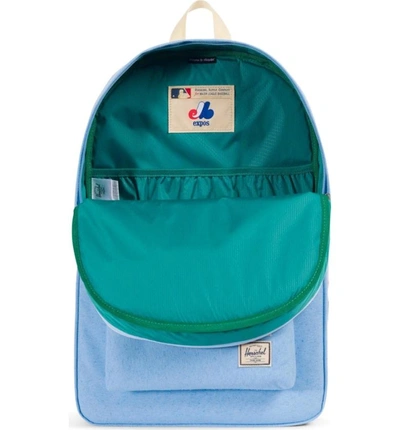 Shop Herschel Supply Co Heritage - Mlb Cooperstown Collection Backpack - Blue In Montreal Expos