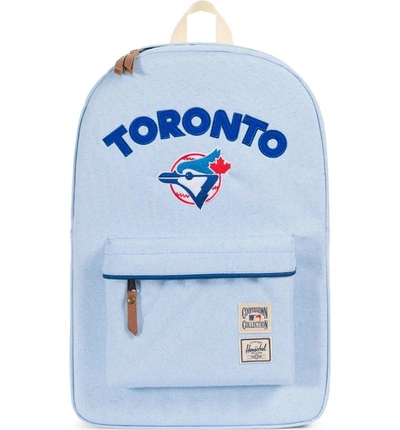 Shop Herschel Supply Co Heritage - Mlb Cooperstown Collection Backpack In Toronto Blue Jays