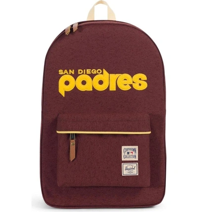 San Diego Padres Herschel Supply Co. Heritage Backpack