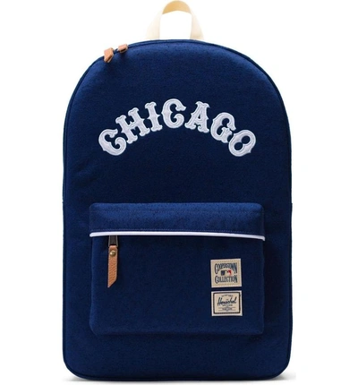 Shop Herschel Supply Co Heritage - Mlb Cooperstown Collection Backpack - Blue In Chicago Cubs