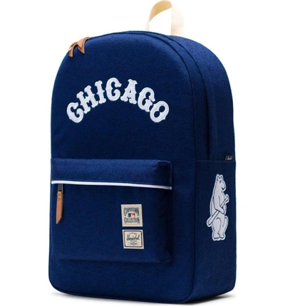 Shop Herschel Supply Co Heritage - Mlb Cooperstown Collection Backpack - Blue In Chicago Cubs