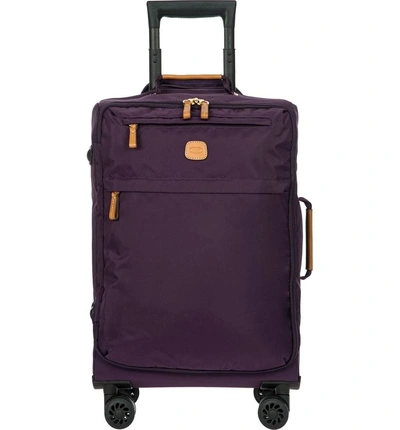 Shop Bric's X-bag 21-inch Spinner Carry-on - Purple In Violet