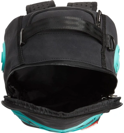 Shop Sprayground Tiff Shark Backpack - Black In Black/ Teal