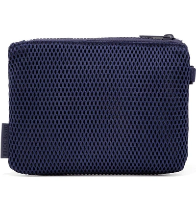 Shop Dagne Dover Small Parker Mesh Pouch In Storm