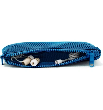 Shop Dagne Dover Small Parker Mesh Pouch - Blue In Pacific Air Mesh