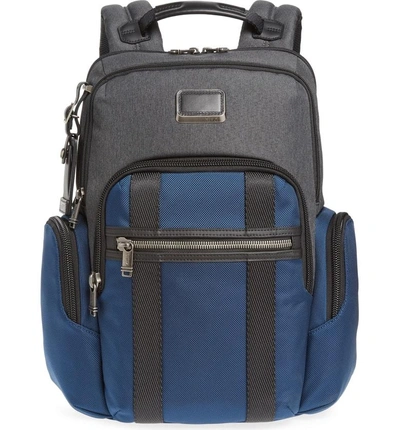 Shop Tumi Alpha Bravo Nellis Backpack - Blue In Navy/ Anthracite