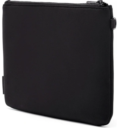 Shop Dagne Dover Scout Large Zip Top Pouch In Onyx