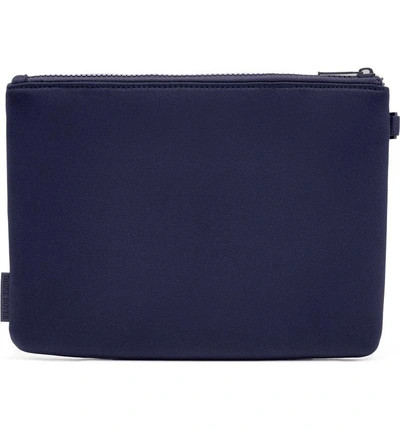 Shop Dagne Dover Scout Large Zip Top Pouch In Storm
