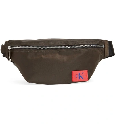Shop Calvin Klein Belt Bag In Cargo
