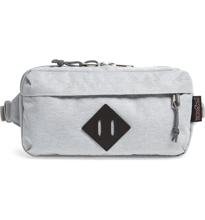 Shop Jansport Waisted Waist Pack In Grey Heathered Poly