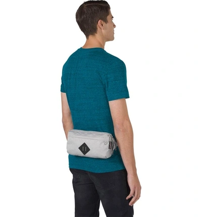 Shop Jansport Waisted Waist Pack In Grey Heathered Poly