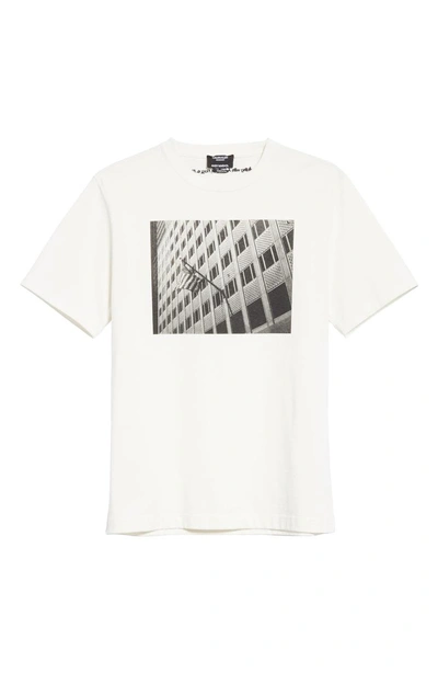Shop Calvin Klein 205w39nyc Flag On Building Graphic T-shirt In White