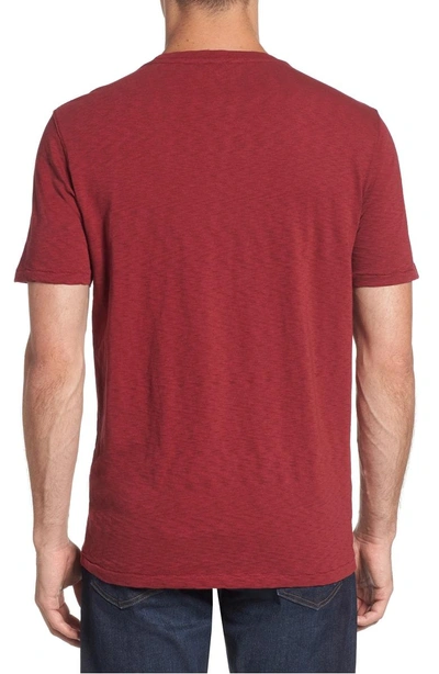Shop Vintage 1946 Negative Slub Knit T-shirt In Biking Red