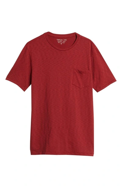 Shop Vintage 1946 Negative Slub Knit T-shirt In Biking Red