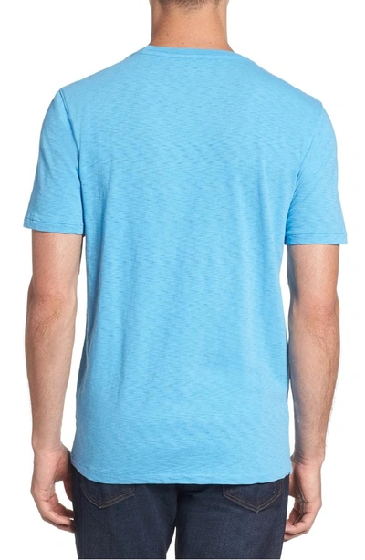 Shop Vintage 1946 Negative Slub Knit T-shirt In Heritage Blue
