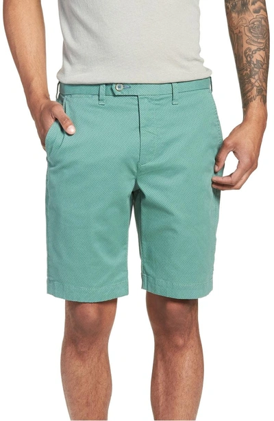 Shop Ted Baker Print Spot Shorts In Green