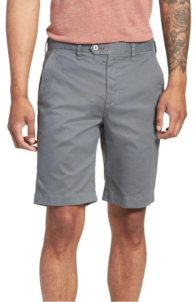 Shop Ted Baker Print Spot Shorts In Grey
