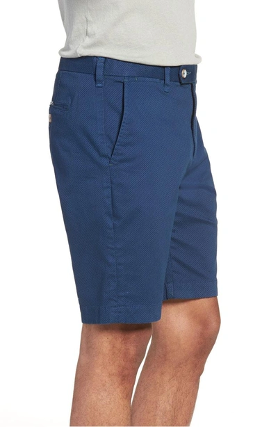 Shop Ted Baker Print Spot Shorts In Navy