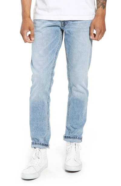 Shop Calvin Klein Jeans Est.1978 Straight Tapered Leg Jeans In Jalapeno Blue