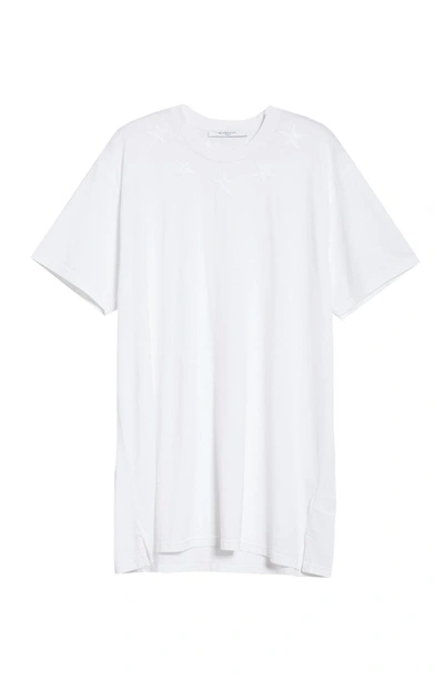 Shop Givenchy Star Applique T-shirt In White