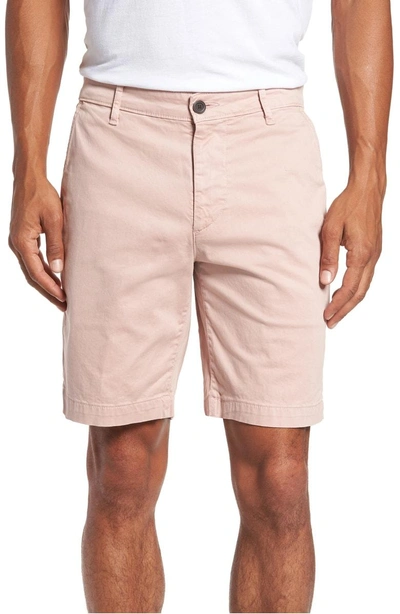 Shop Ag Wanderer Modern Slim Fit Shorts In Sulfur Adoberose