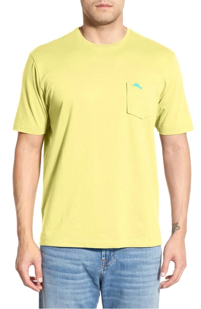 Shop Tommy Bahama New Bali Sky Pima Cotton Pocket T-shirt In Headlight
