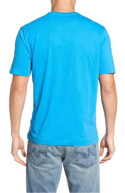 Shop Tommy Bahama New Bali Sky Pima Cotton Pocket T-shirt In Download Blue