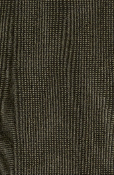 Shop Vintage 1946 Regular Fit Cotton Cardigan In Dark Olive