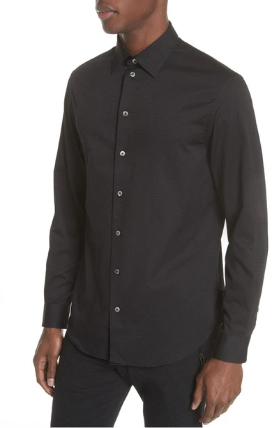 Shop Emporio Armani Slim Fit Solid Shirt In Armani