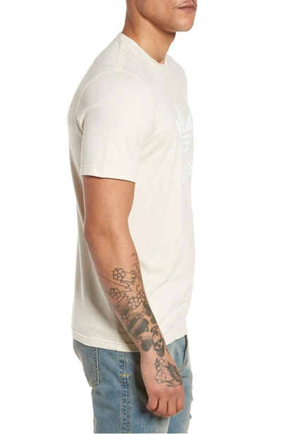 Shop Adidas Originals Trefoil T-shirt In Linen