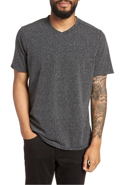 Shop Good Man Brand Slim Fit V-neck T-shirt In Charcoal Heather